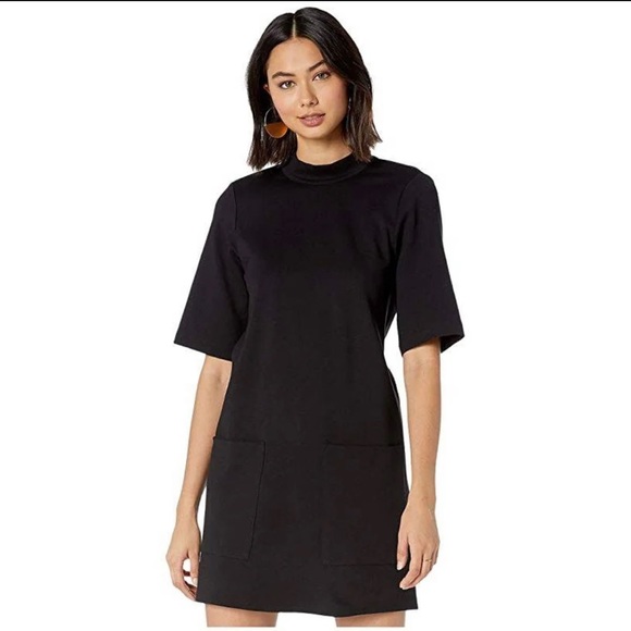 SOLD-Free People Westhill Black Mini Casual Dress - Picture 4 of 9